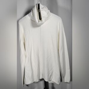 Calvin Klein Jeans Turtleneck Sweater in Cream